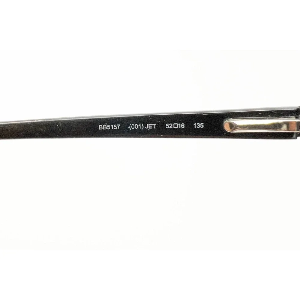 Bebe Eyeglasses Womens Black Floral Cat Eye BB5157 52-16-135